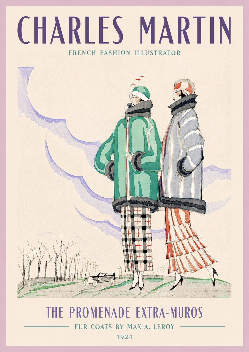 Charles Martin The Promenade Extra-muros No3 - Póster