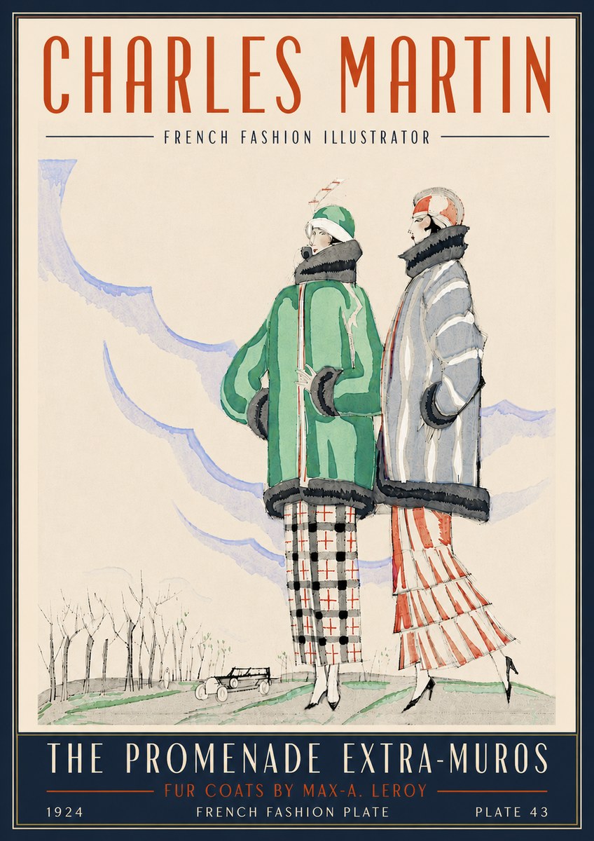 Charles Martin The Promenade Extra-muros No4 - Póster
