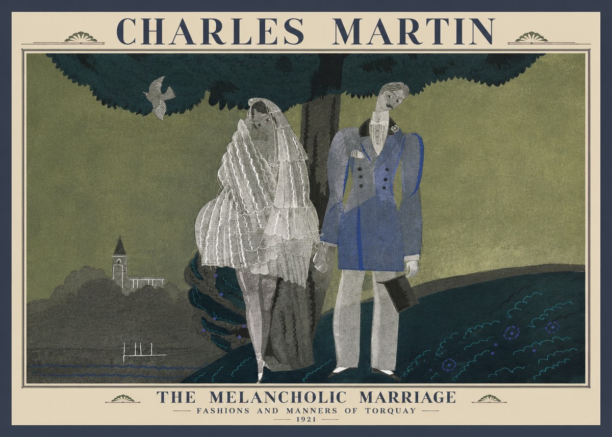 Charles Martin The Melancholic Marriage No1 - Póster