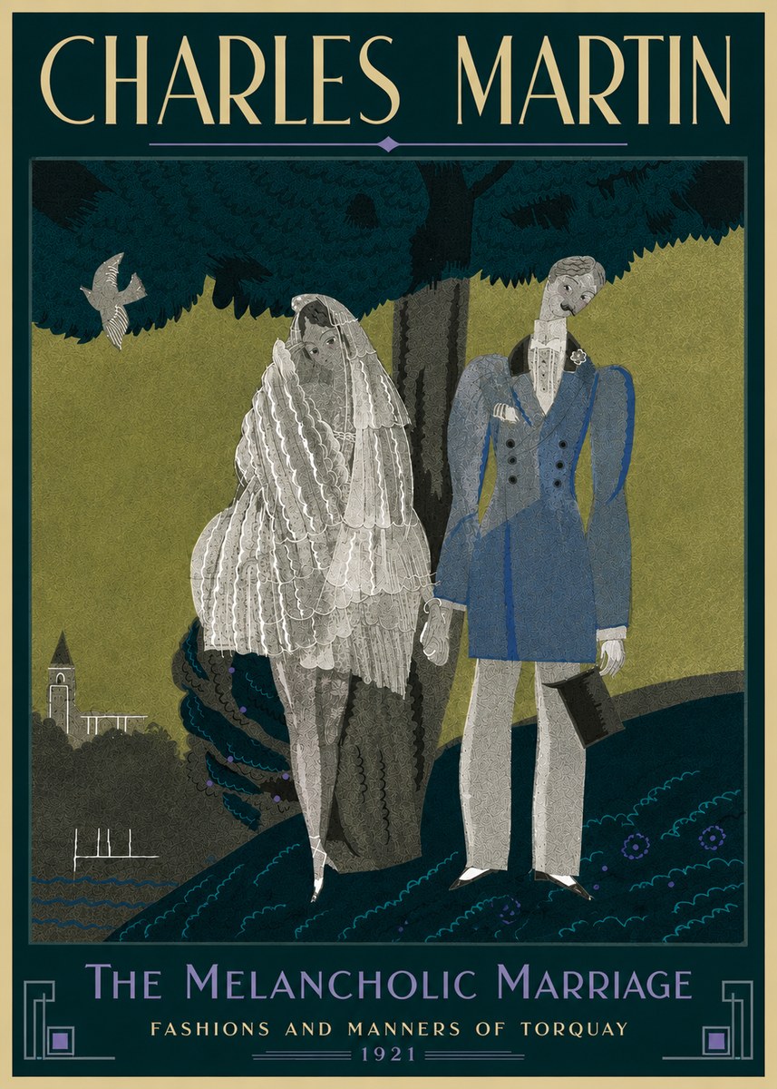 Charles Martin The Melancholic Marriage No3 - Póster