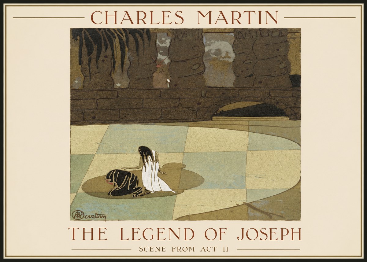 Charles Martin The Legend of Joseph - Scene from Act Ii No1 - Póster