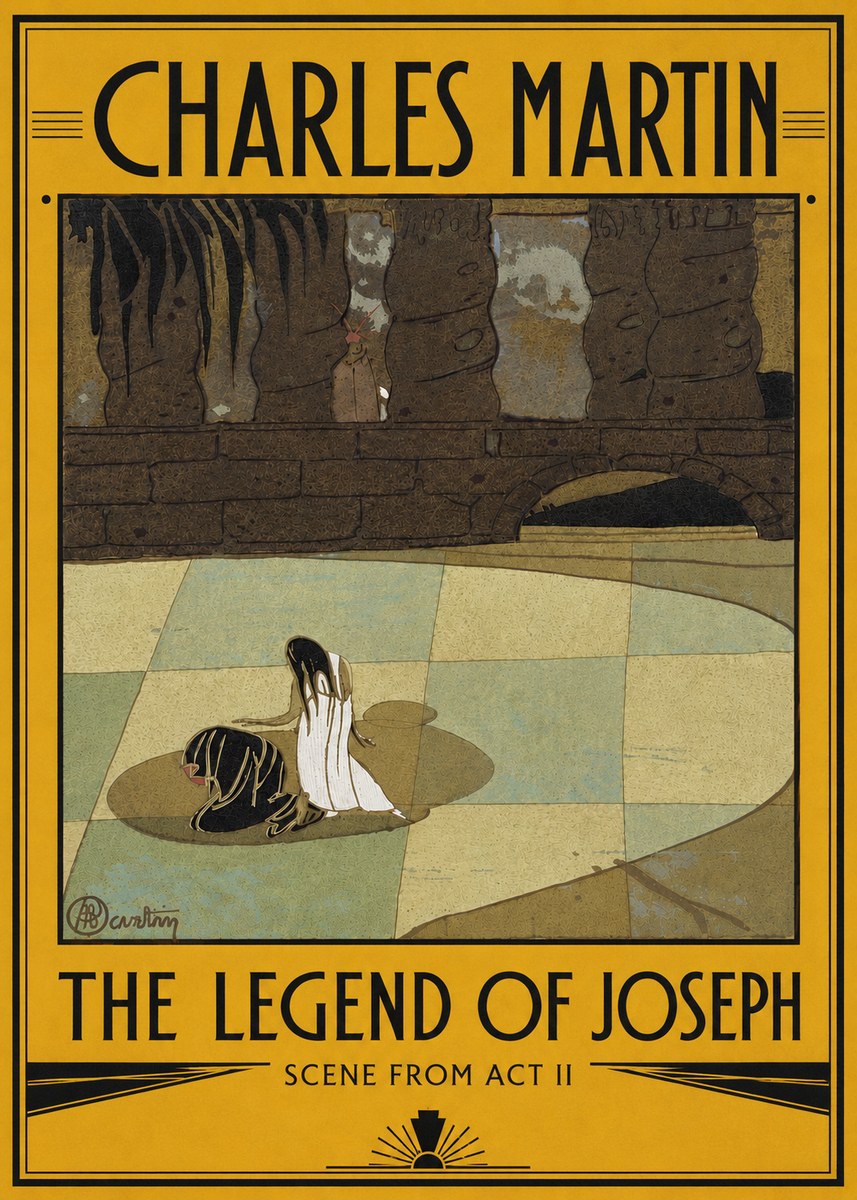 Charles Martin The Legend of Joseph - Scene from Act Ii No4 - Póster