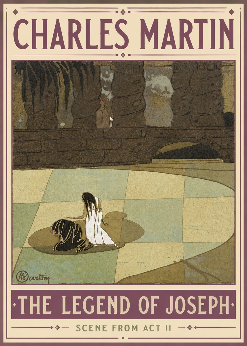 Charles Martin The Legend of Joseph - Scene from Act Ii No5 - Póster