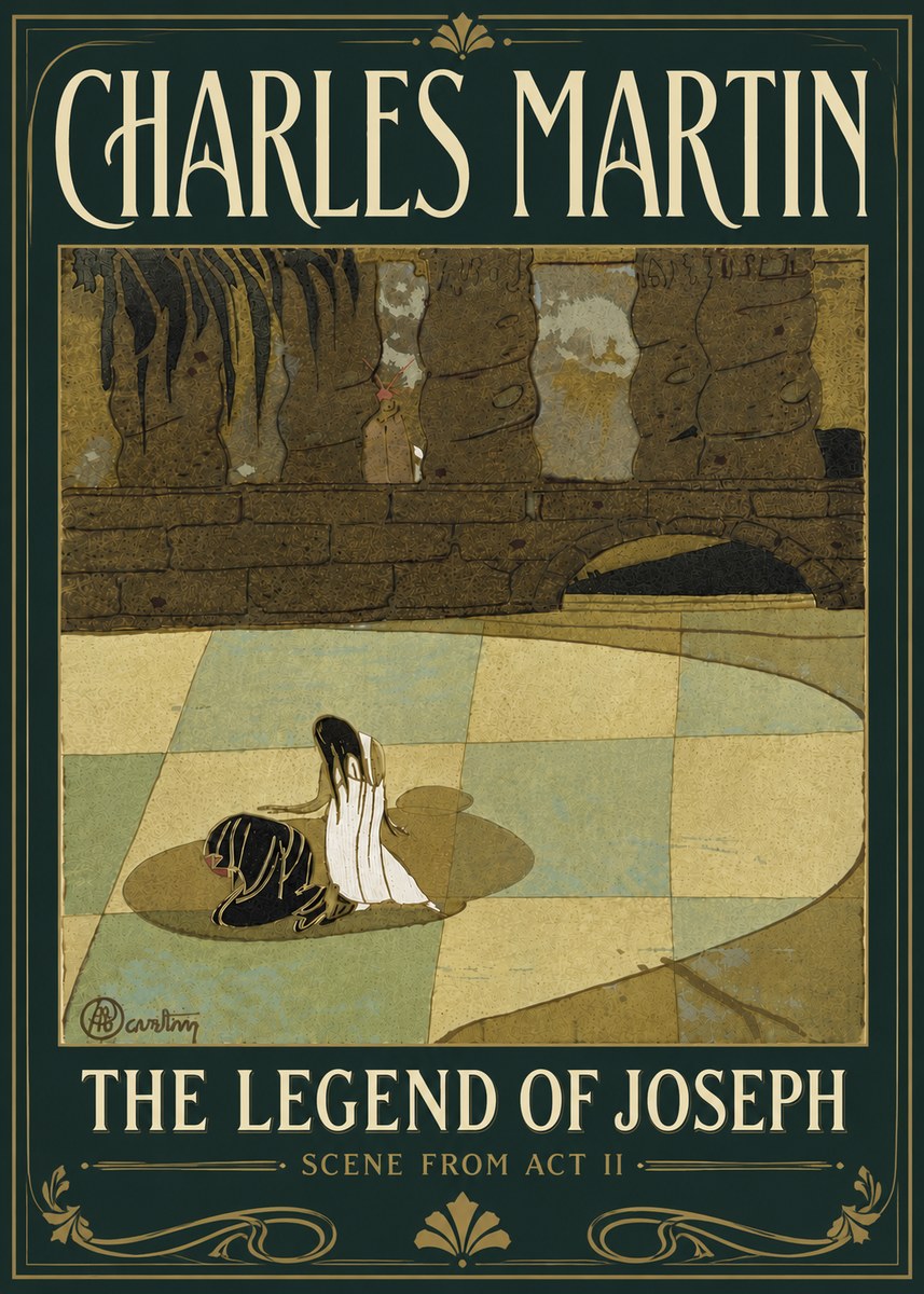 Charles Martin The Legend of Joseph - Scene from Act Ii No6 - Póster