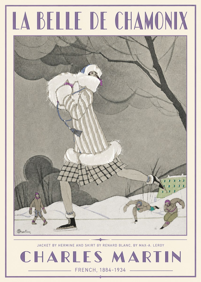 Charles Martin La Belle De Chamonix No3 - Póster