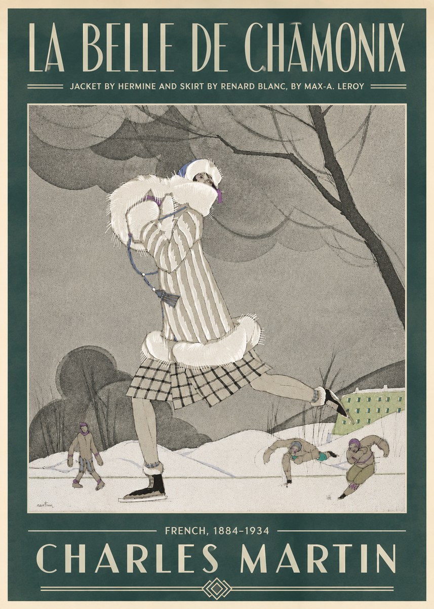 Charles Martin La Belle De Chamonix No4 - Póster