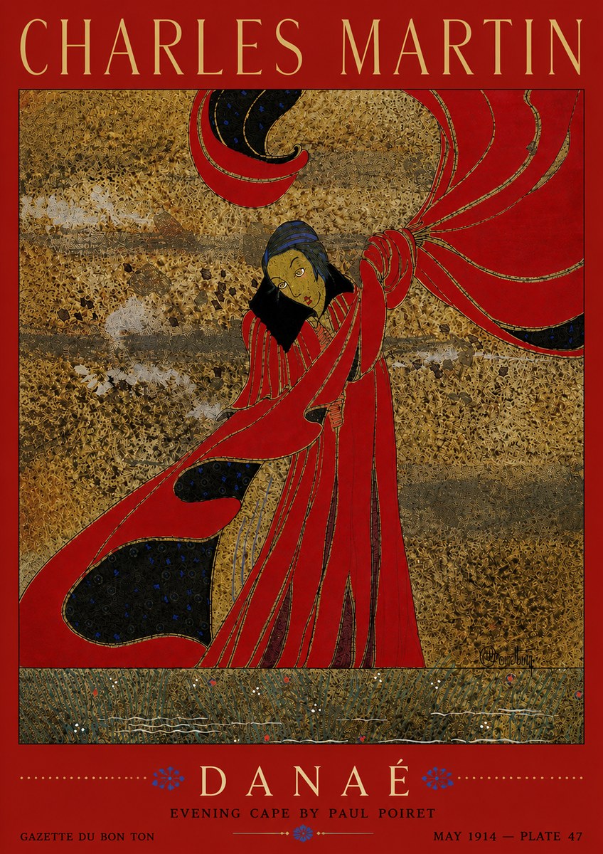 Charles Martin Danaé No3 - Póster