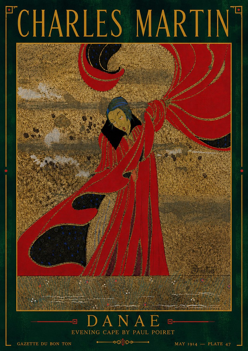 Charles Martin Danaé No6 - Póster