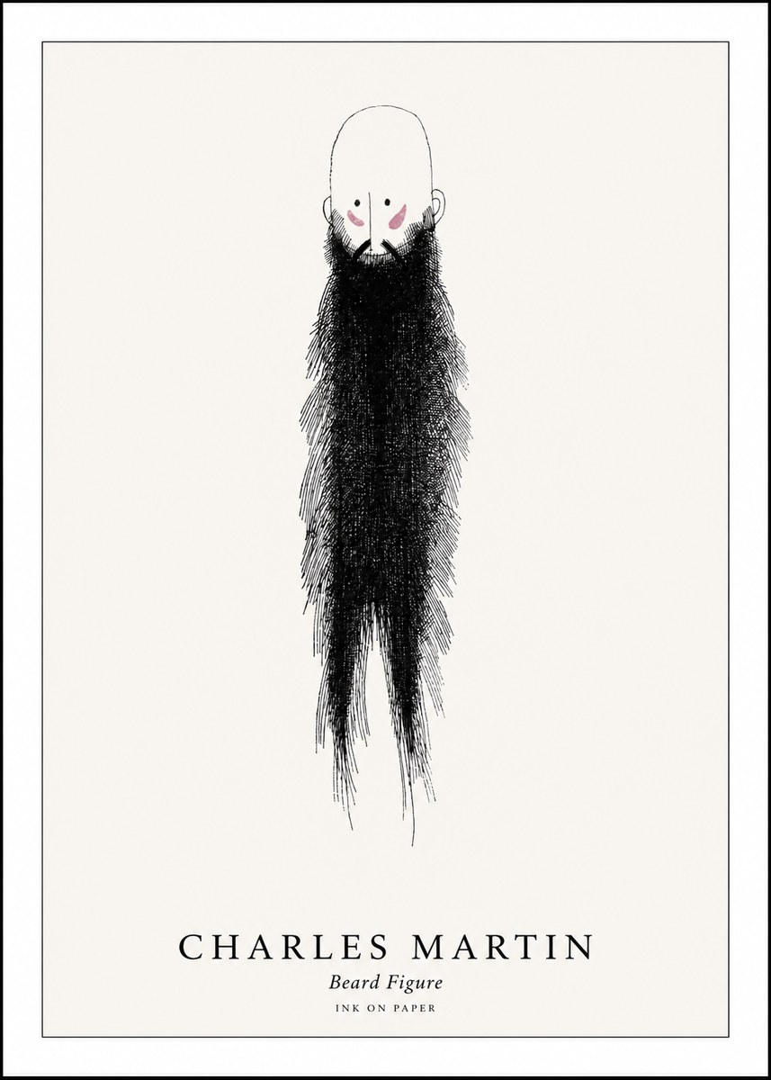 Charles Martin Beard Figure No1 - Póster