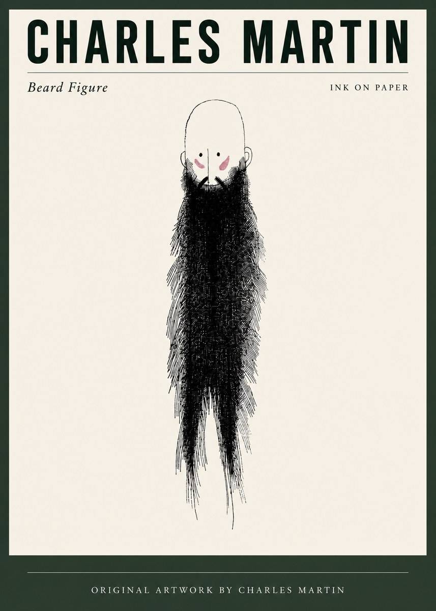 Charles Martin Beard Figure No3 - Póster