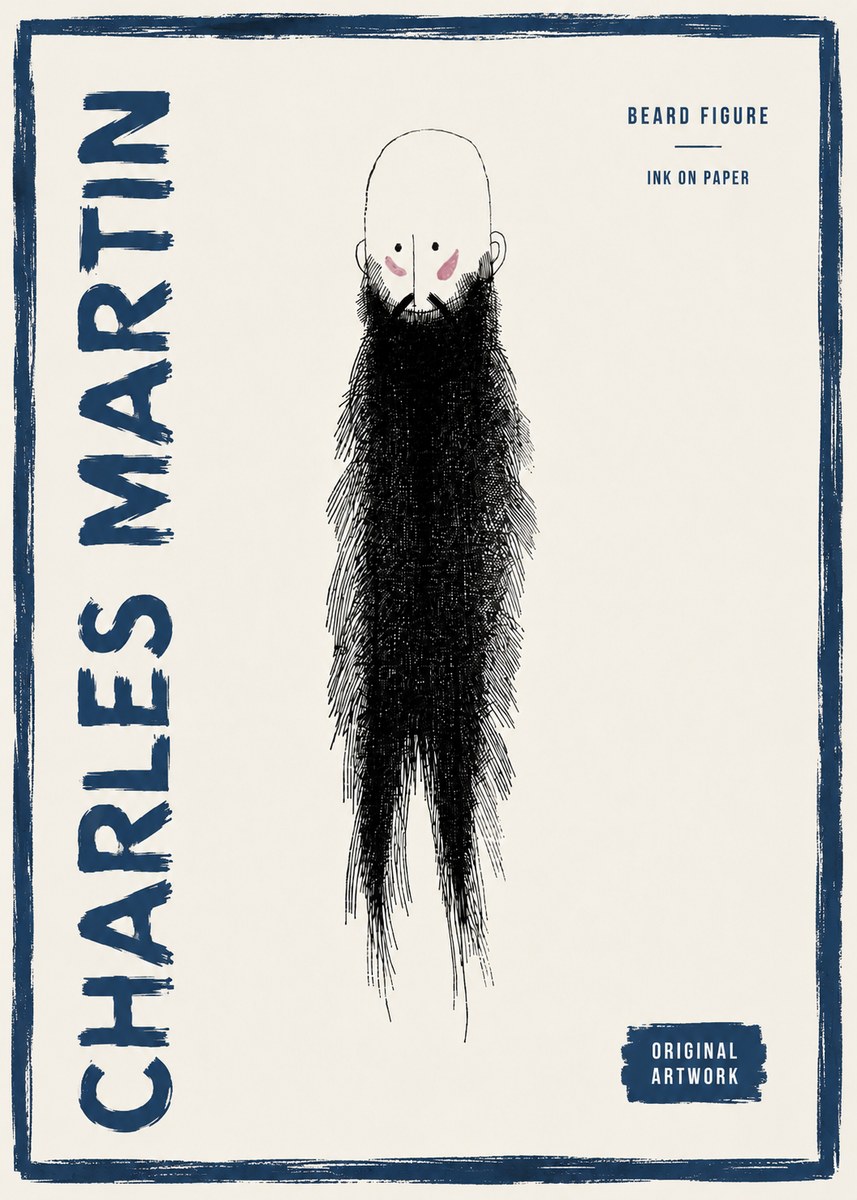 Charles Martin Beard Figure No4 - Póster