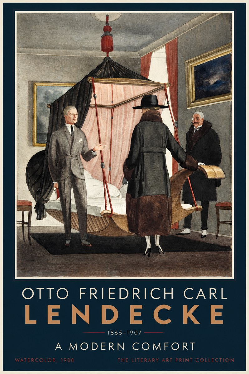 Otto Friedrich Carl Lendecke A Modern Comfort No2 - Póster