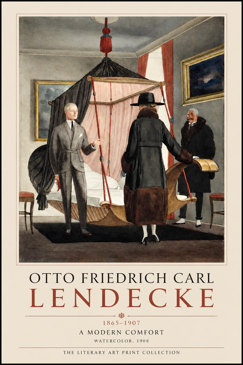 Otto Friedrich Carl Lendecke A Modern Comfort No3 - Póster