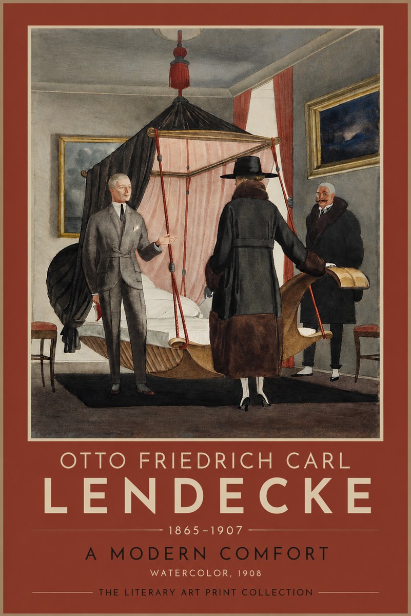 Otto Friedrich Carl Lendecke A Modern Comfort No4 - Póster