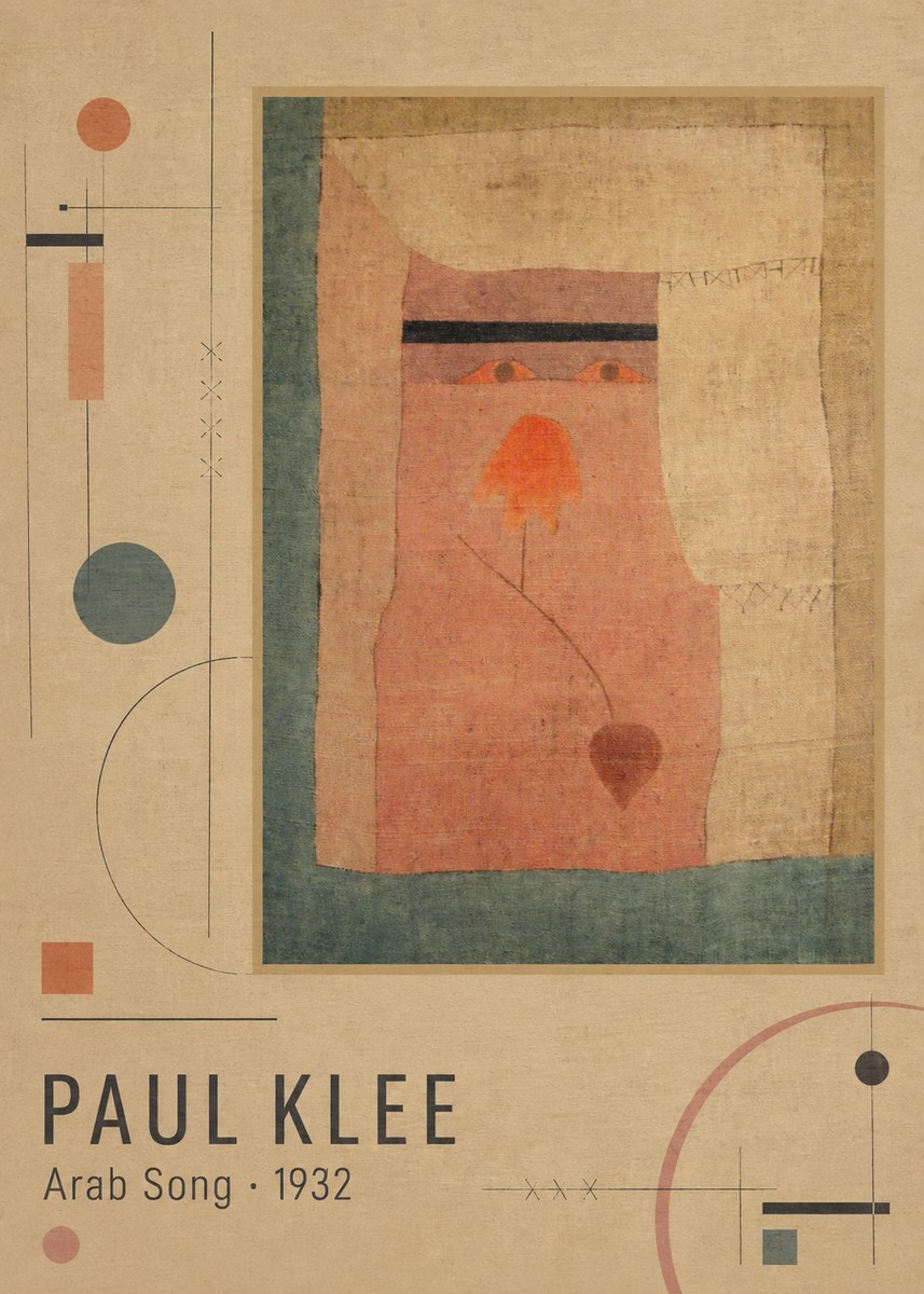 Paul Klee Arab Song No3 - Póster