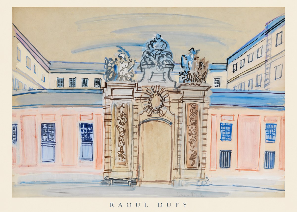 Raoul Dufy Versailles, the Grand Trianon No6 - Póster