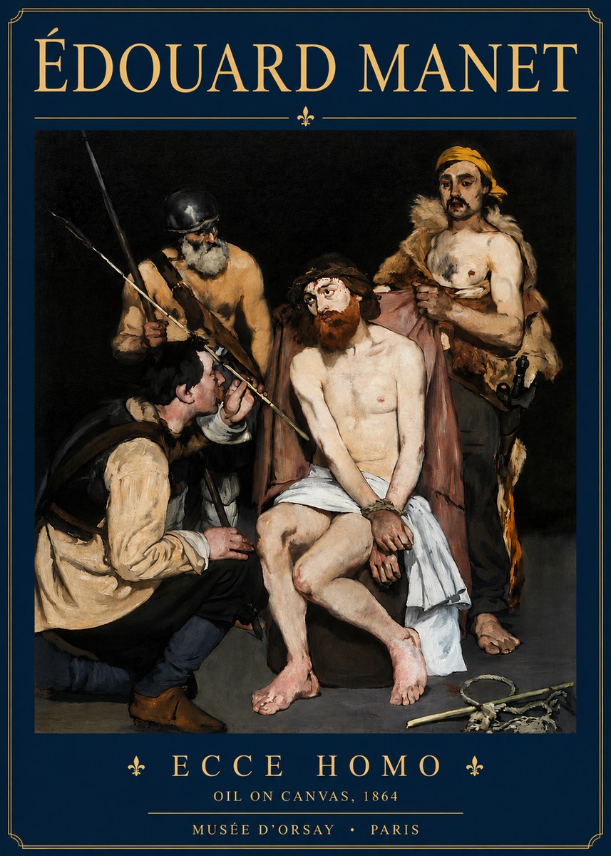 Édouard Manet Ecce Homo No3 - Póster