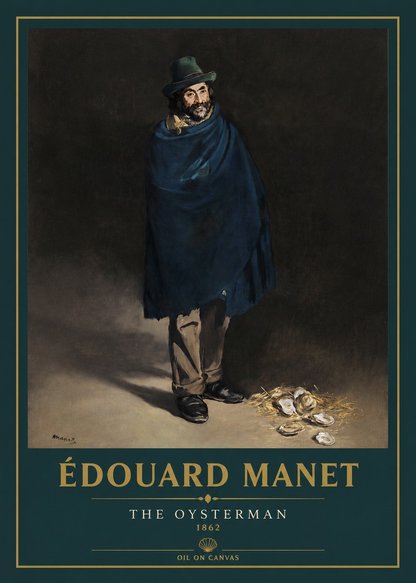 Édouard Manet The Oysterman No3 - Póster
