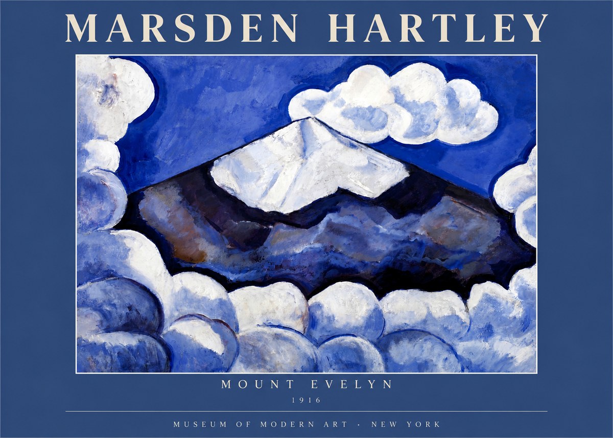 Marsden Hartley Mount Evelyn No3 - Póster