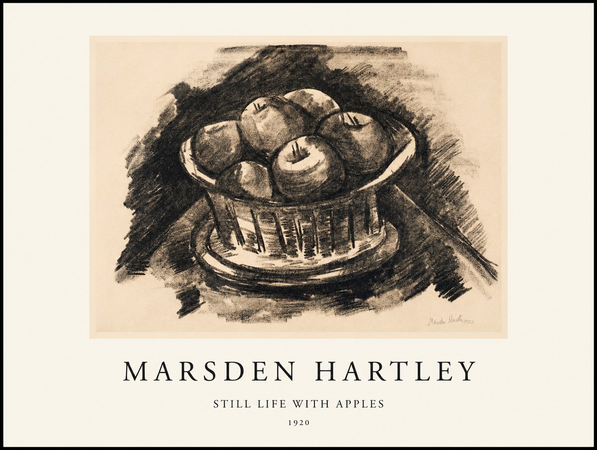 Marsden Hartley Still Life with Apples No1 - Póster