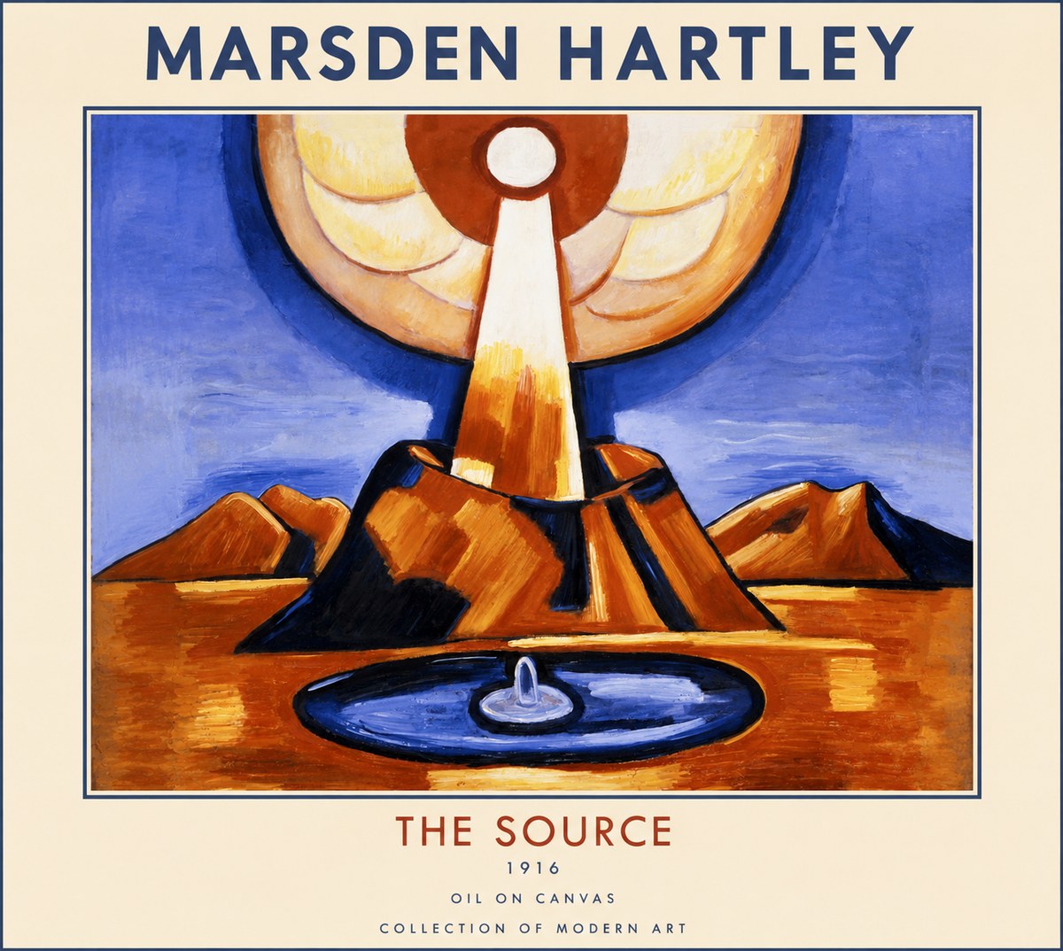 Marsden Hartley The Source No1 - Póster