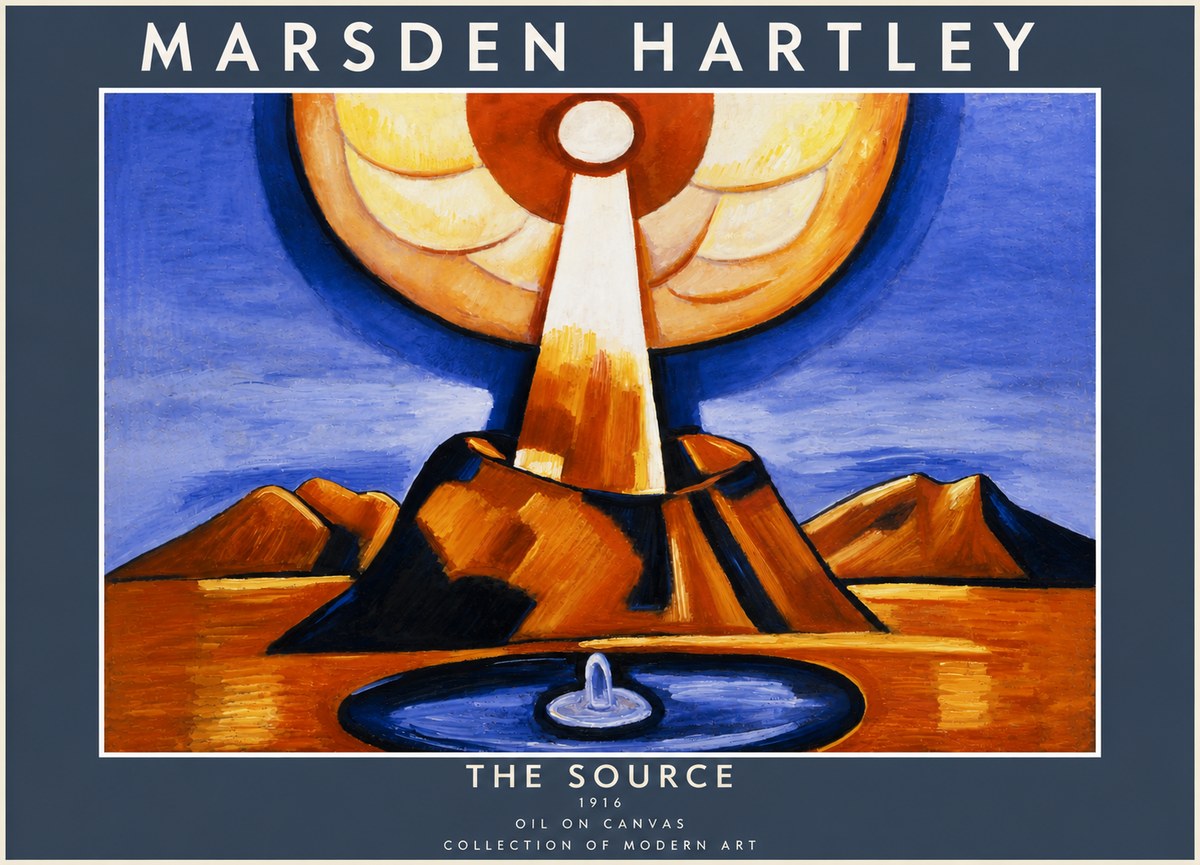 Marsden Hartley The Source No3 - Póster