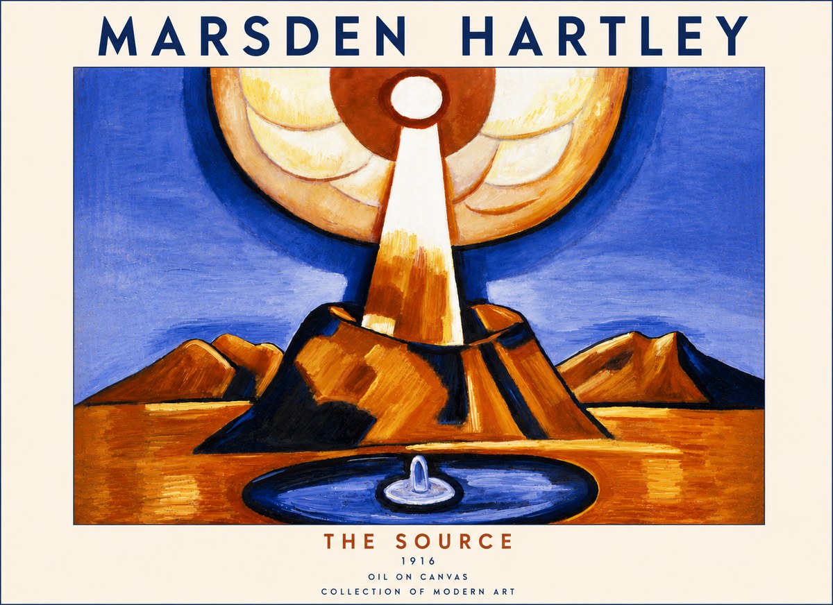 Marsden Hartley The Source No4 - Póster