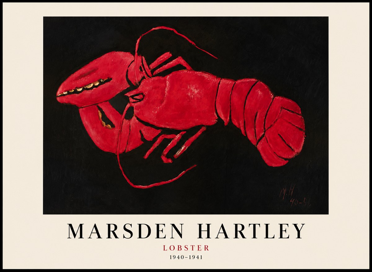 Marsden Hartley Lobster No1 - Póster
