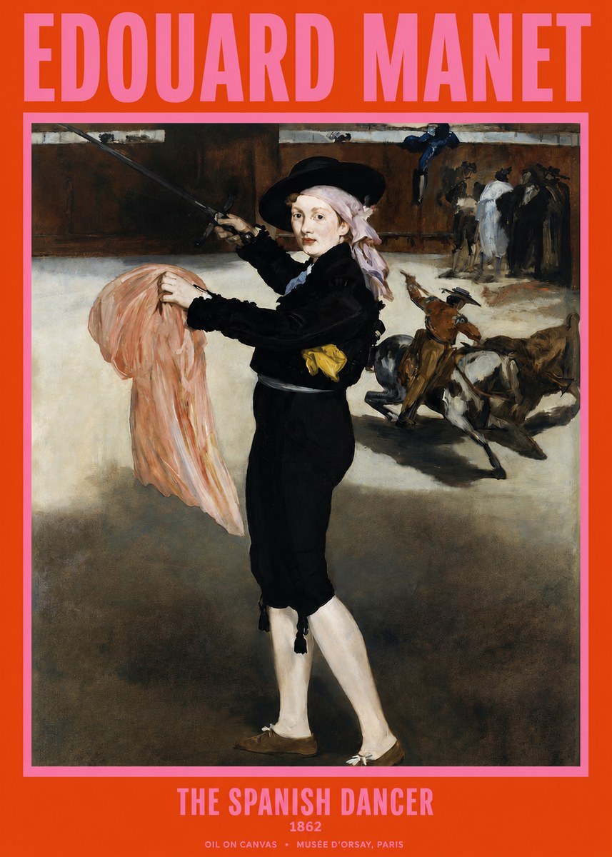 Édouard Manet The Little Bullfighter No3 - Póster
