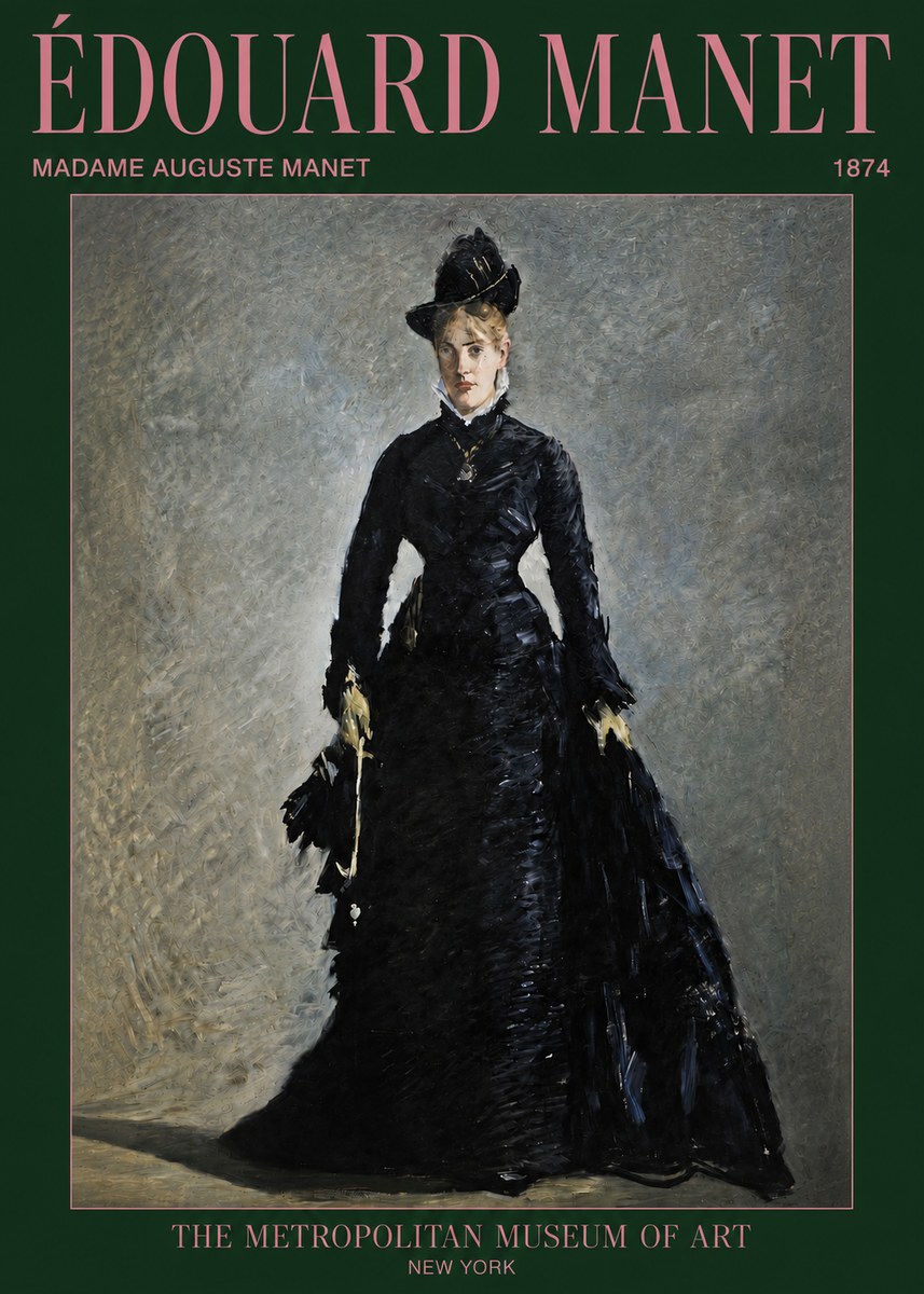 Édouard Manet Madame Auguste Manet No3 - Póster