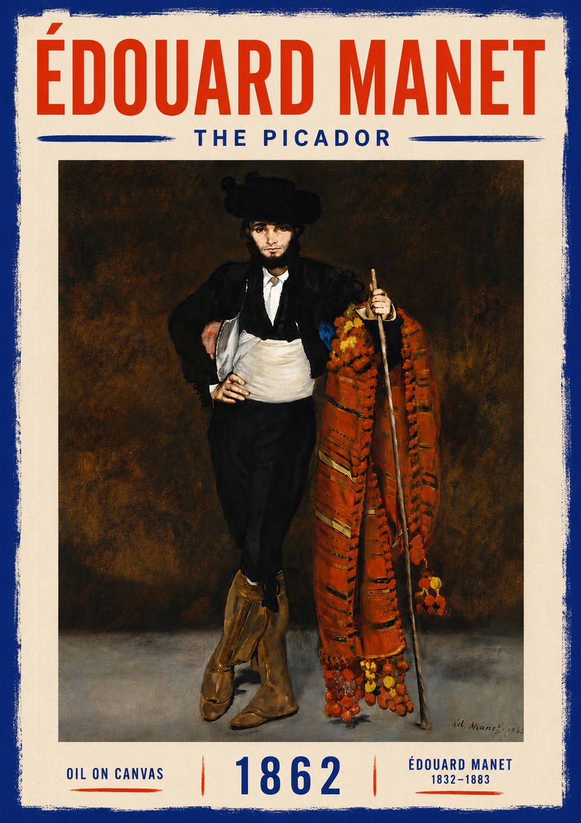 Édouard Manet The Picador No5 - Póster
