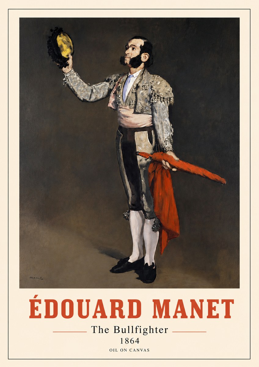 Édouard Manet The Bullfighter No4 - Póster