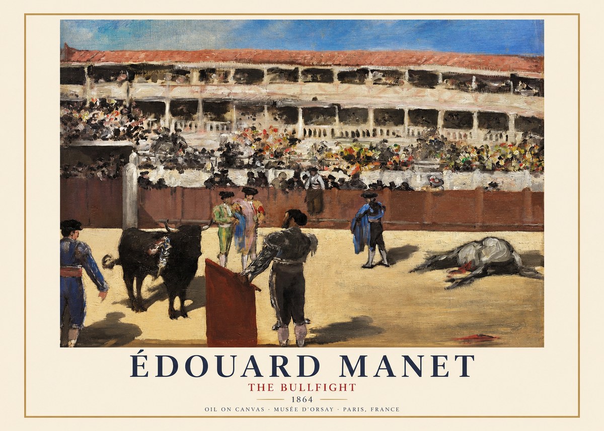Édouard Manet The Bullfight II No1 - Póster