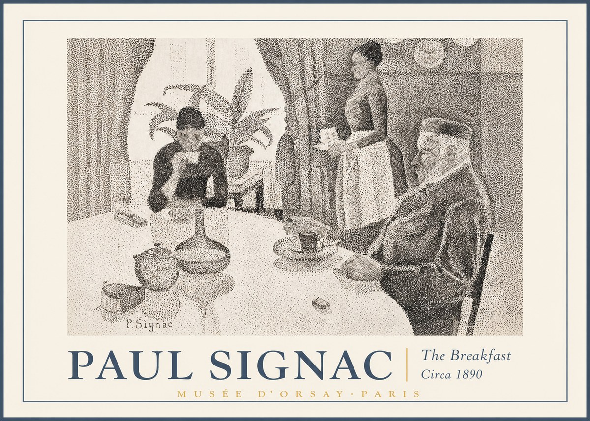 Signac The Breakfast No2 - Póster
