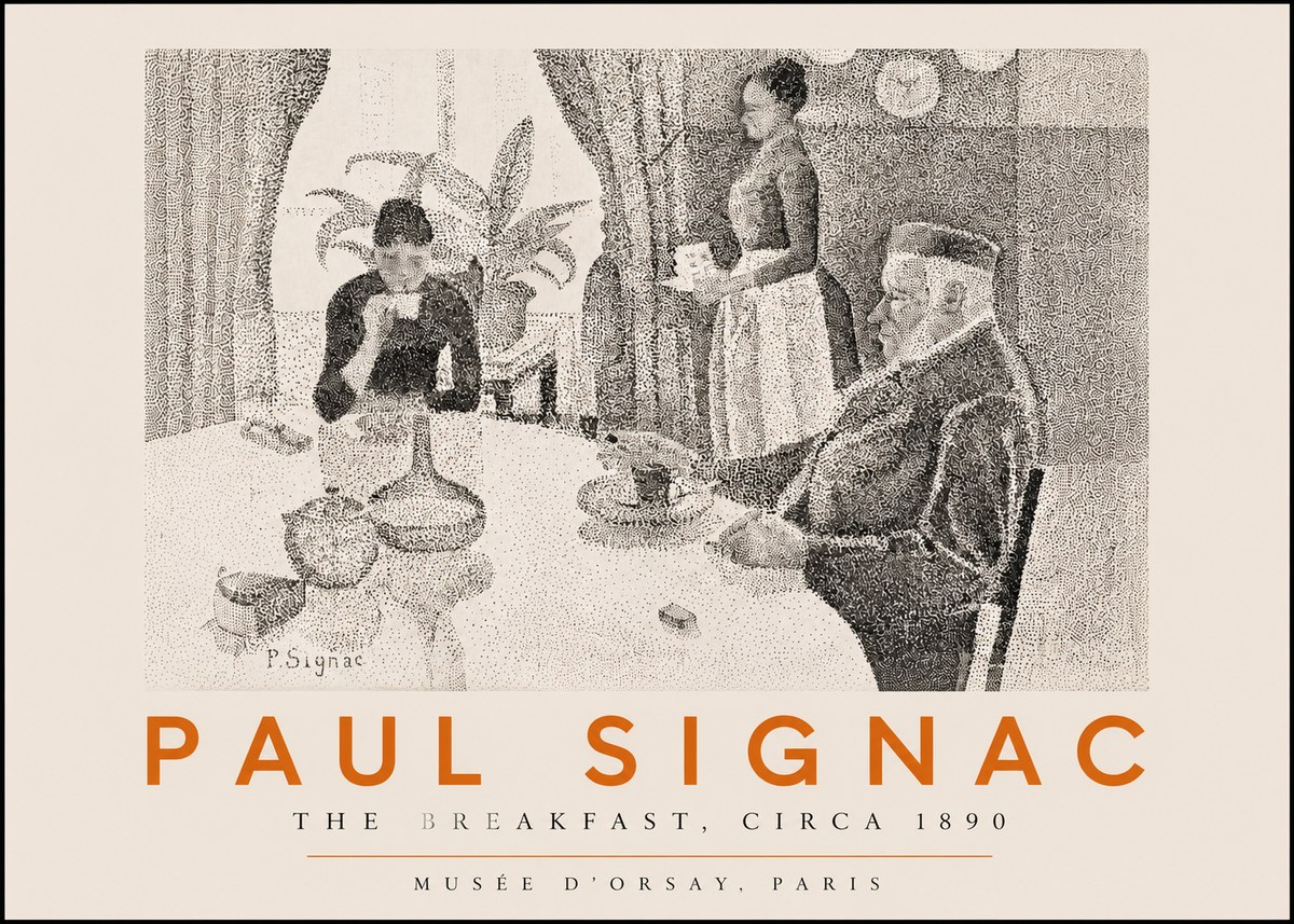 Signac The Breakfast No3 - Póster