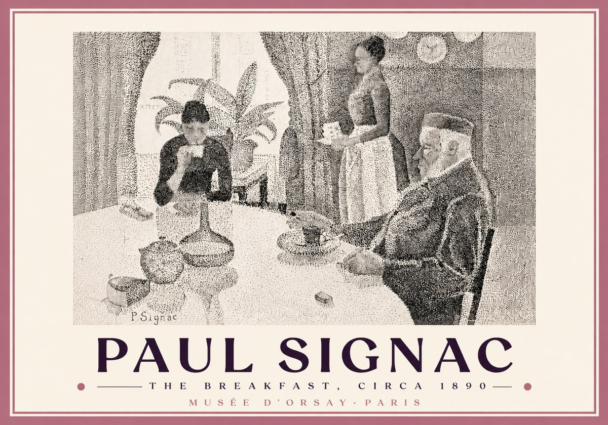Signac The Breakfast No5 - Póster