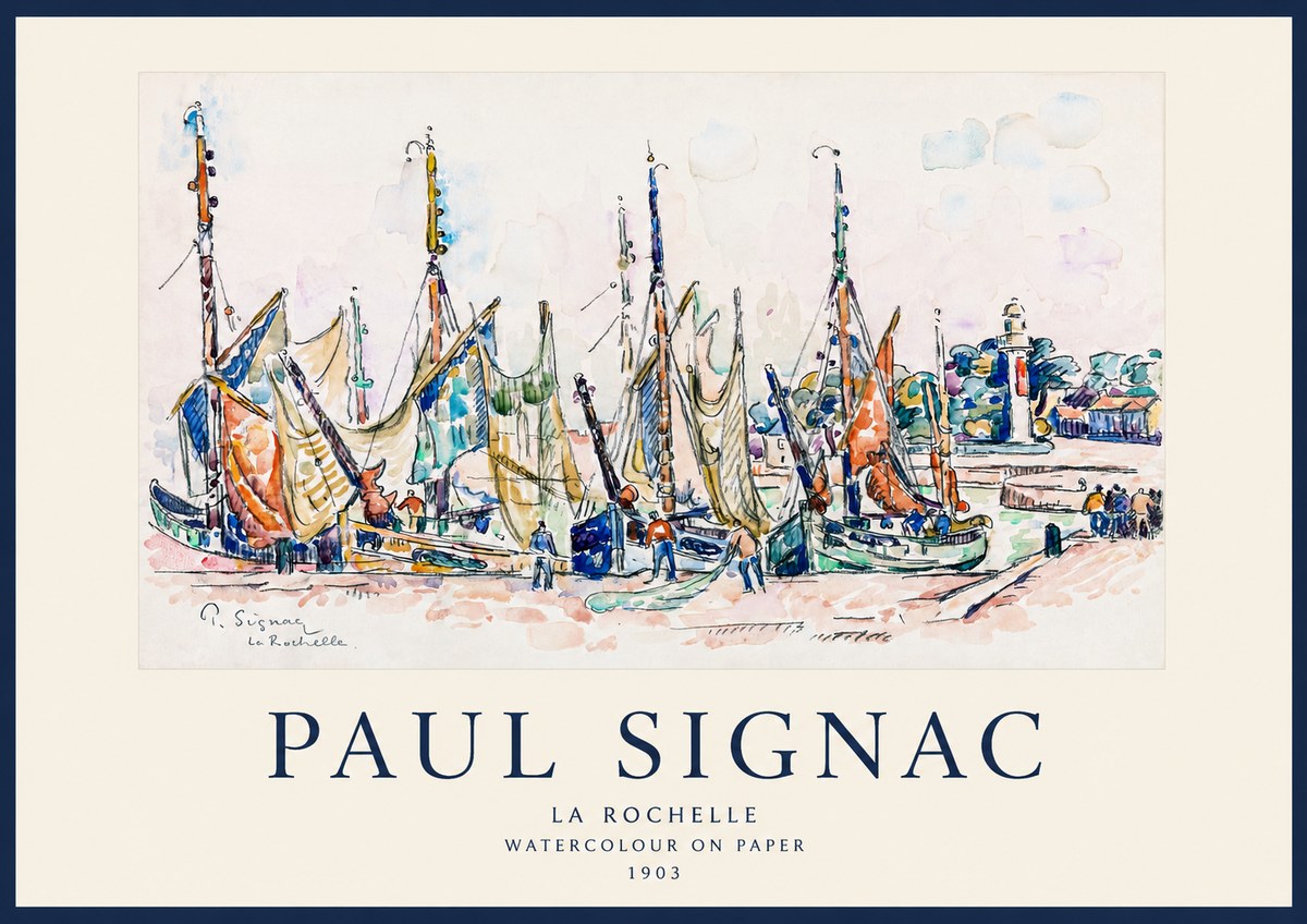 Signac La Rochelle I No1 - Póster