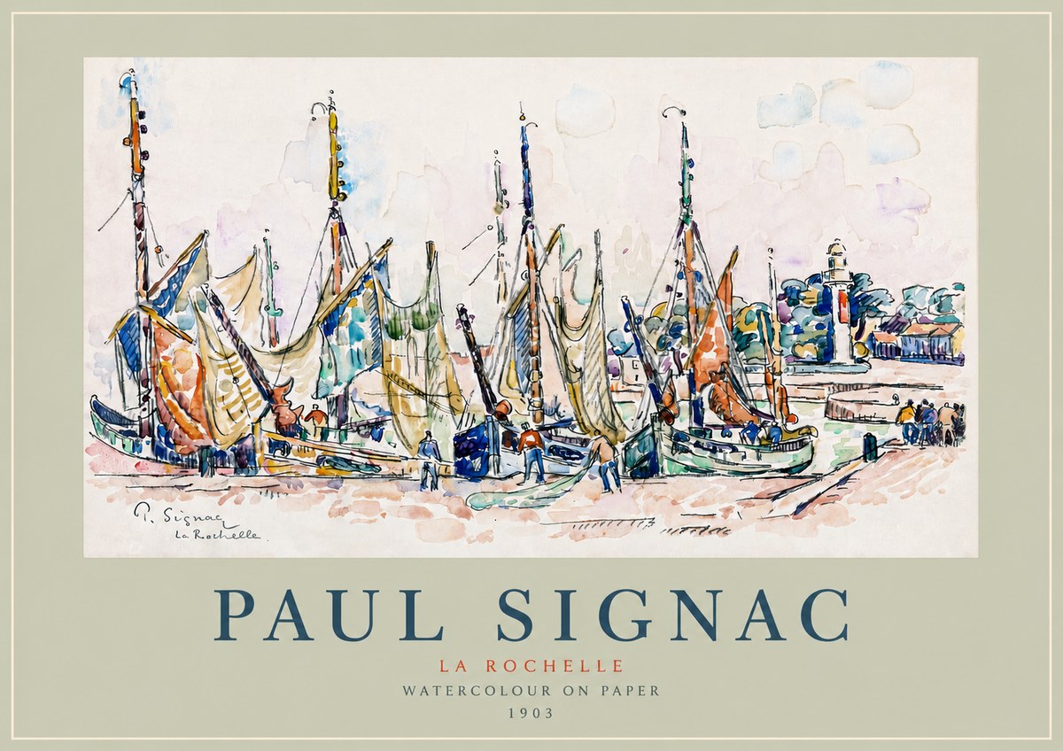 Signac La Rochelle I No2 - Póster