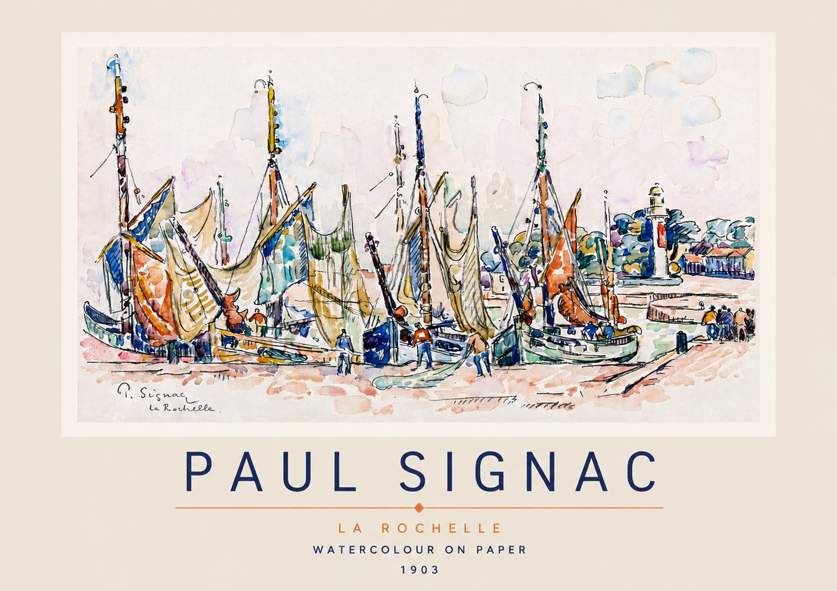 Signac La Rochelle I No3 - Póster