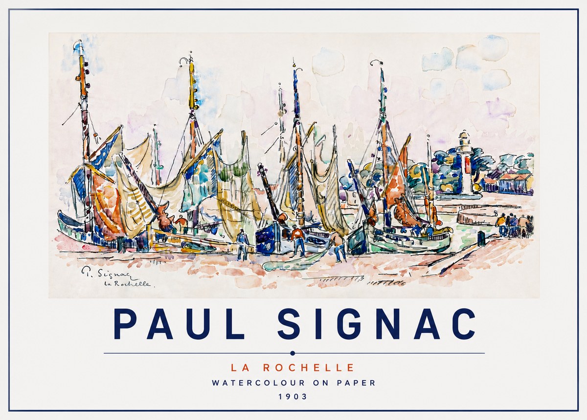 Signac La Rochelle I No5 - Póster