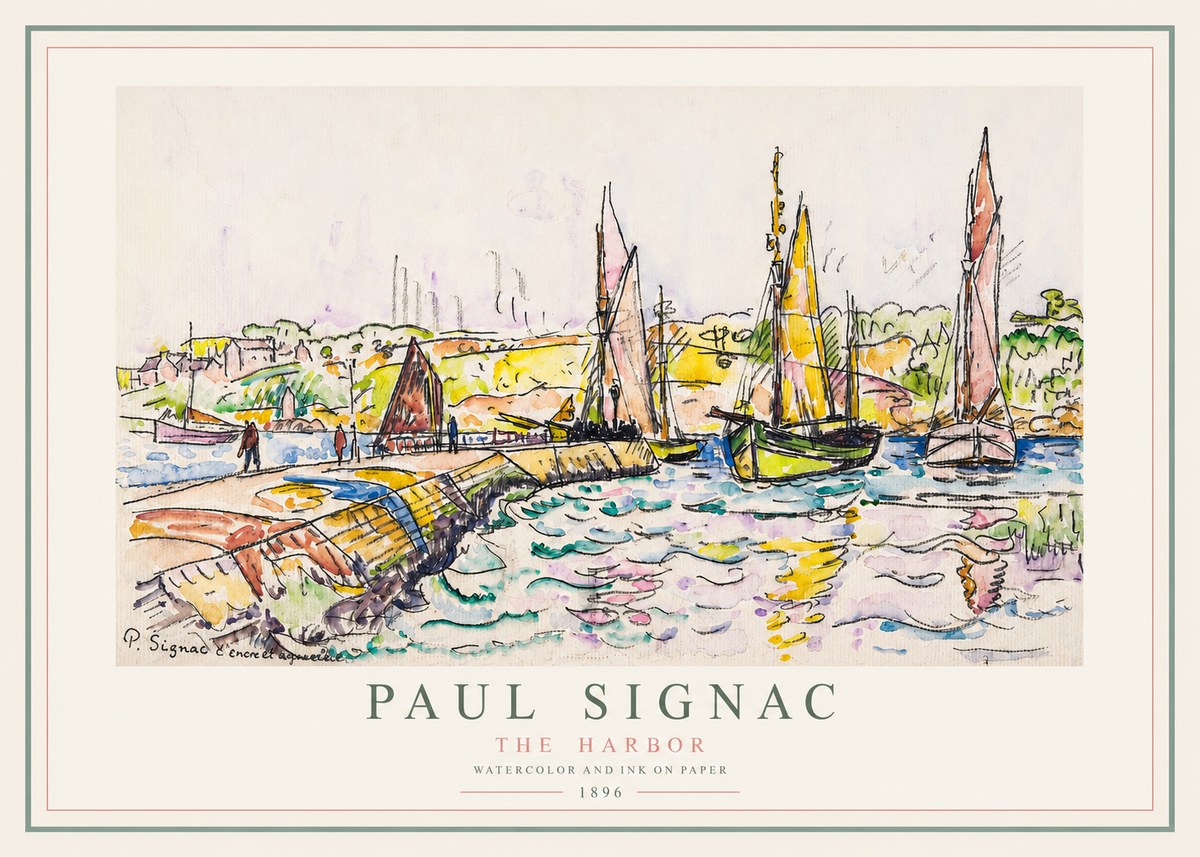 Signac The Harbor I No3 - Póster