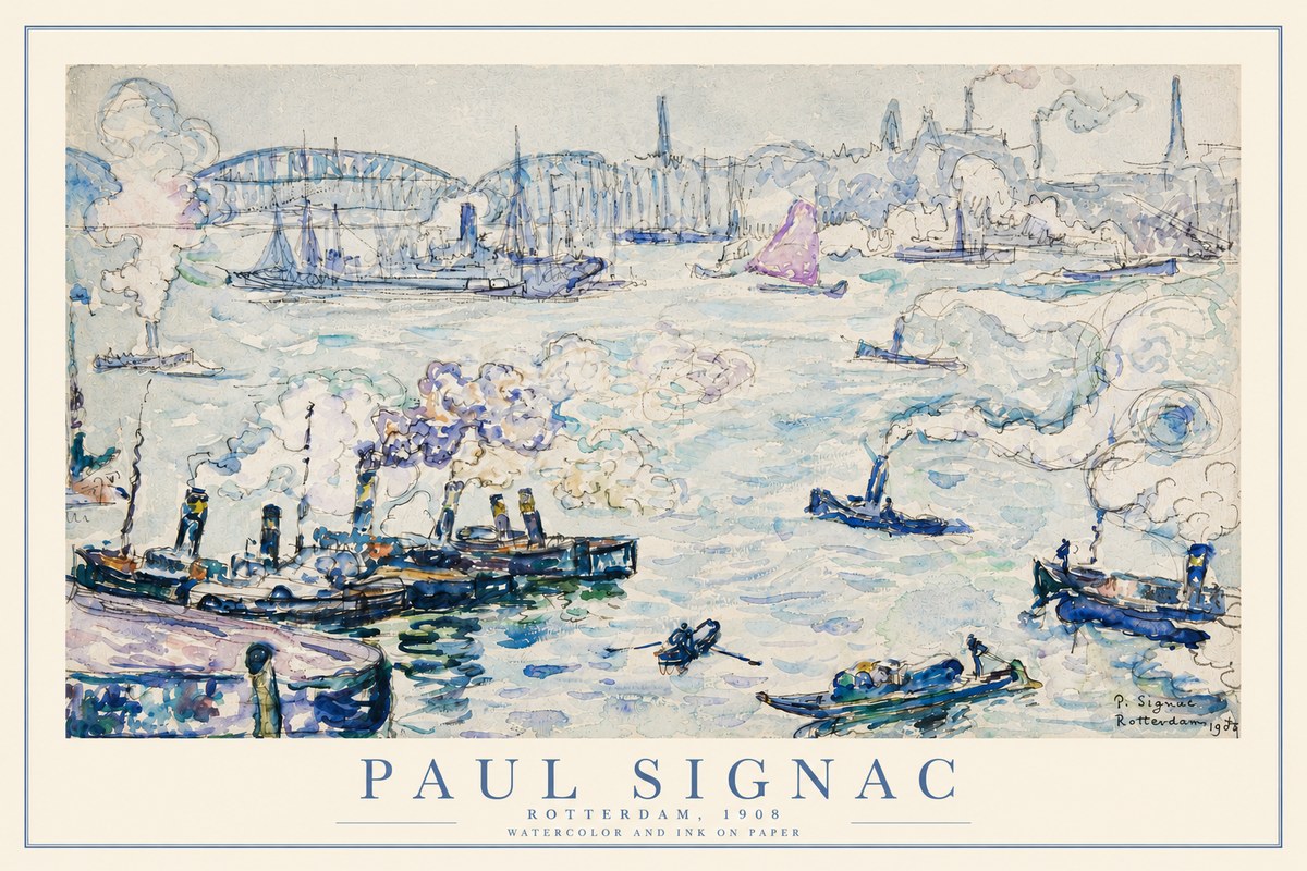 Signac Rotterdam, 1908 No3 - Póster