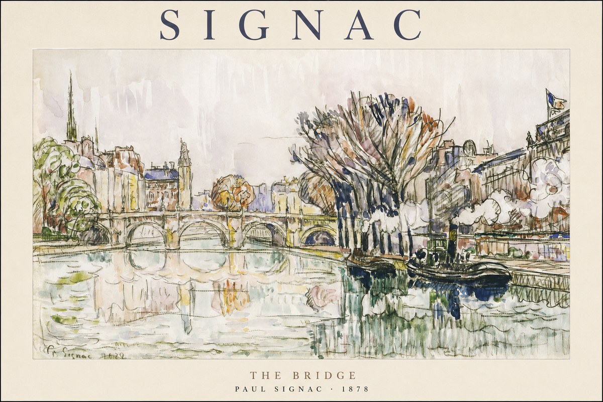 Signac The Bridge I No1 - Póster