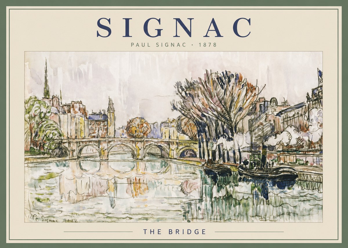 Signac The Bridge I No2 - Póster