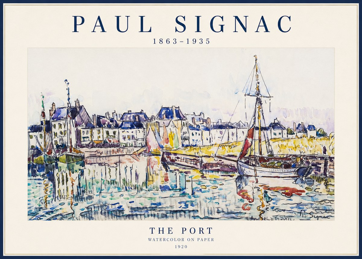 Signac The Port I No2 - Póster