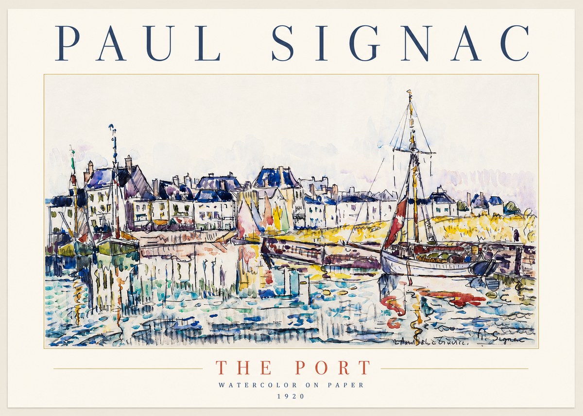 Signac The Port I No5 - Póster
