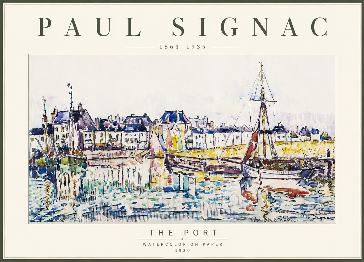 Signac The Port I No6 - Póster
