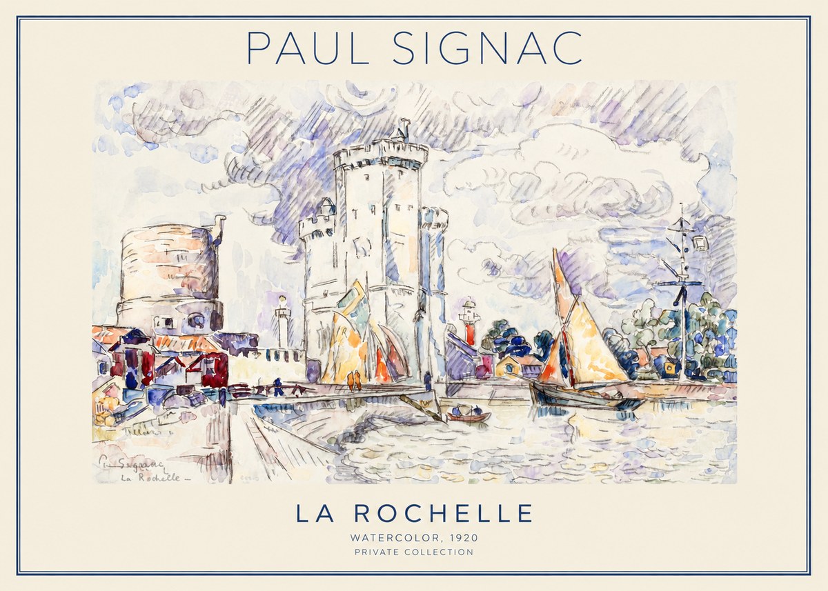 Signac La Rochelle III No1 - Póster