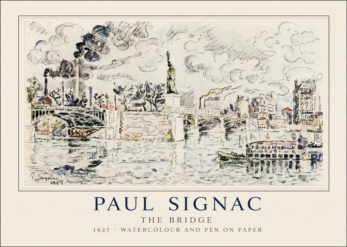 Signac The Bridge II No1 - Póster