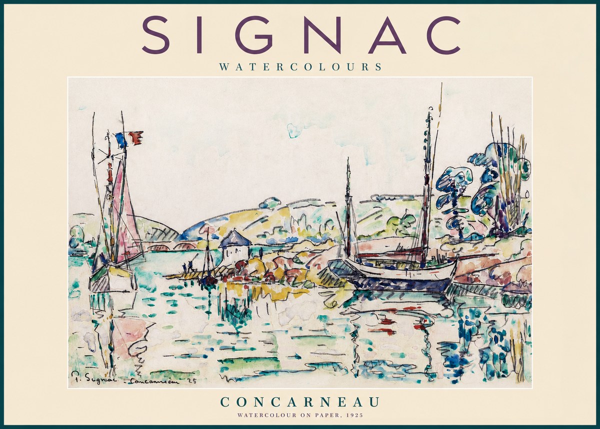 Signac Concarneau No2 - Póster